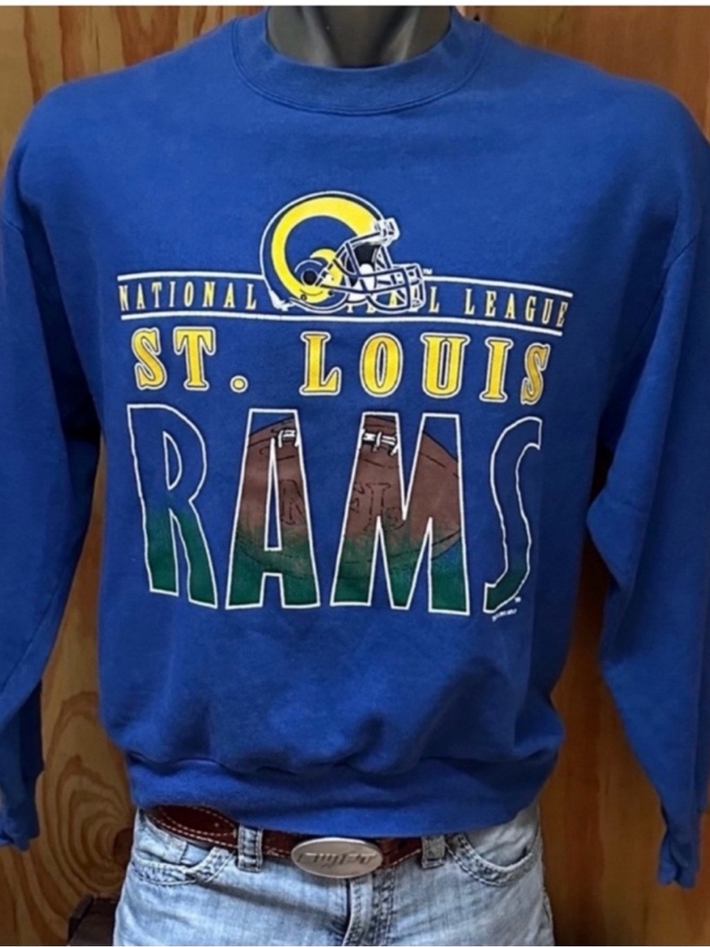 Vintage 90’s St Louis Rams Sweatshirt 1995